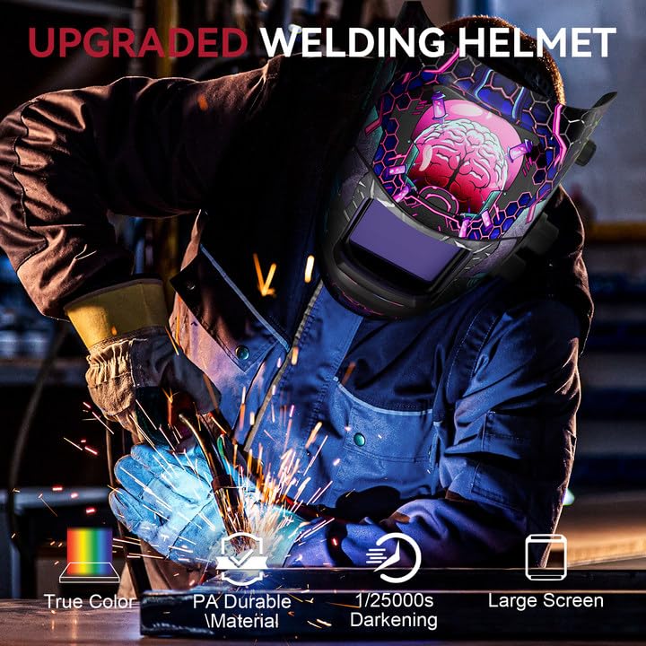 Casque de soudure Automatique MIG, TIG, ARC . ARCCAPTAIN