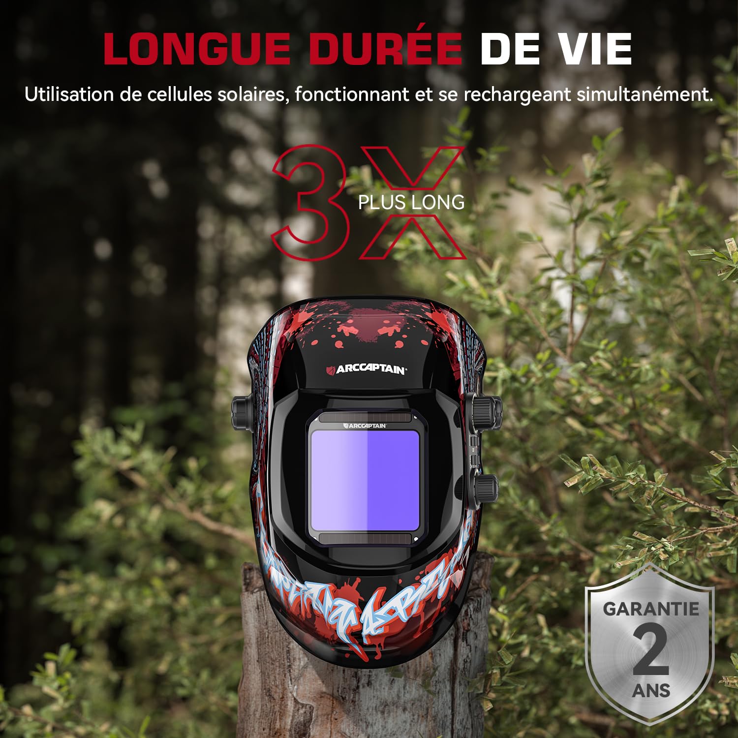 Casque de soudure Automatique MIG, TIG, ARC . ARCCAPTAIN