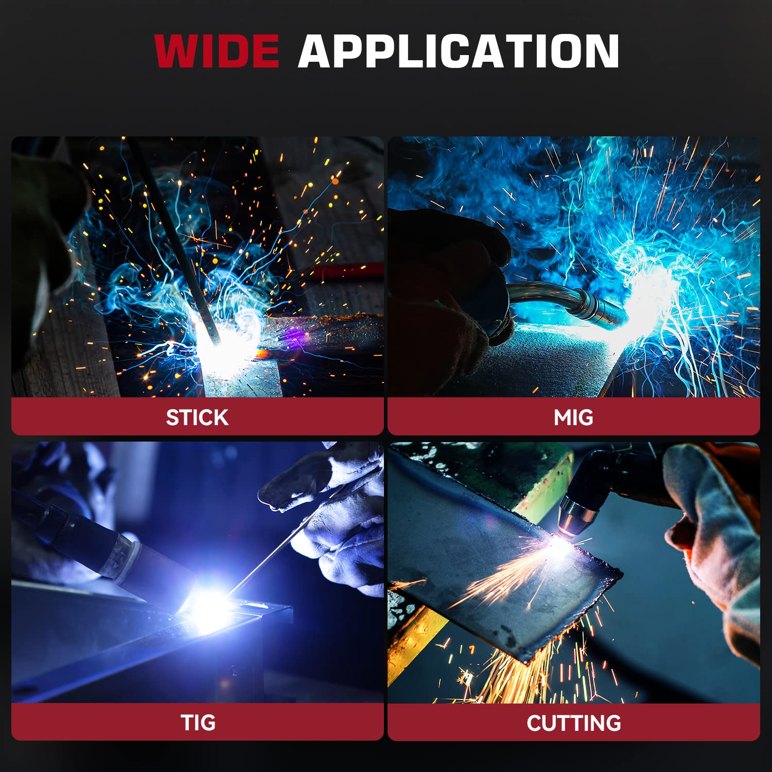 Casque de soudure Automatique MIG, TIG, ARC . ARCCAPTAIN