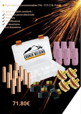 Pack Spécial Consommables TIG - T17 / T18 / T26