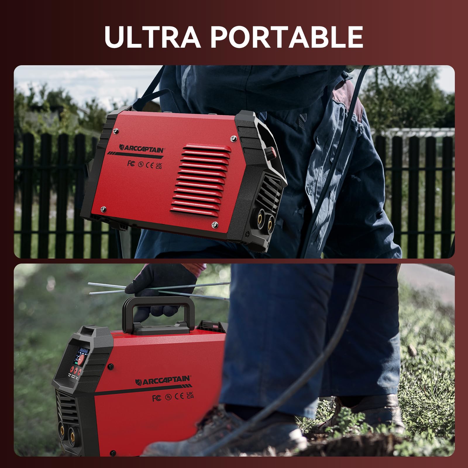 Poste a Souder Arc/Lift TIG 200 A avec Grand écran LED, ARCCAPTAIN