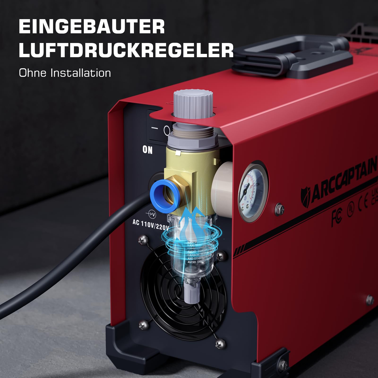 Découpeur Plasma 50Amp 110/220V ARCCAPTAIN - Corner Welding I Votre allié pour des soudures d'excellence