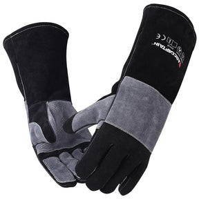 Gants de soudure en cuir Résistante à la chaleur/au feu de 932 °. ARCCAPTAIN