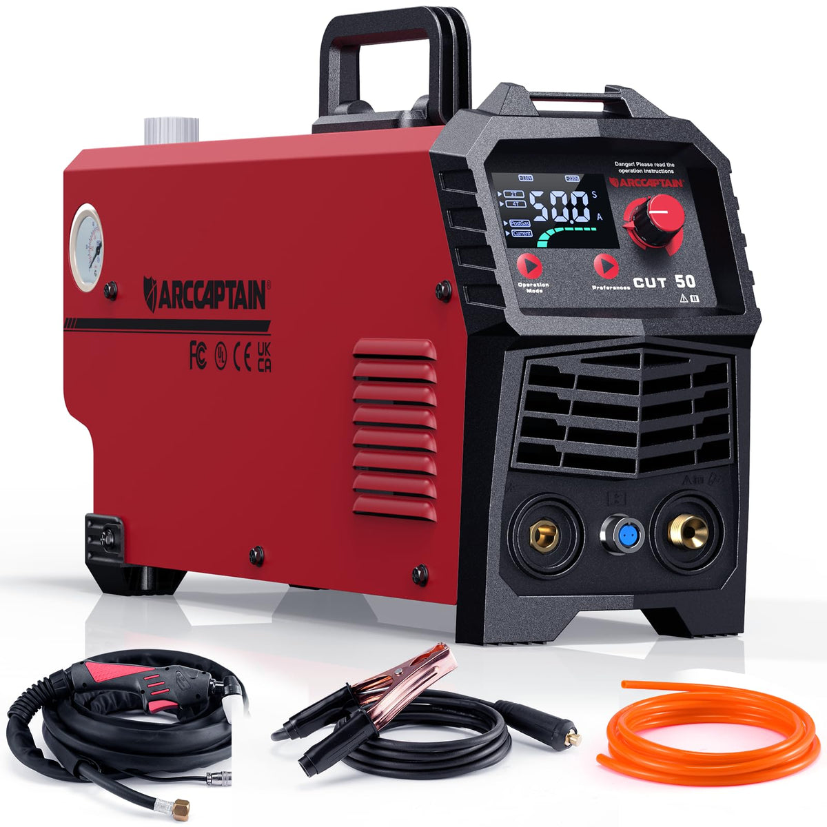 Découpeur Plasma 50Amp 110/220V ARCCAPTAIN - Corner Welding I Votre allié pour des soudures d'excellence