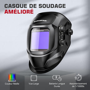 Casque de soudure Automatique MIG, TIG, ARC . ARCCAPTAIN