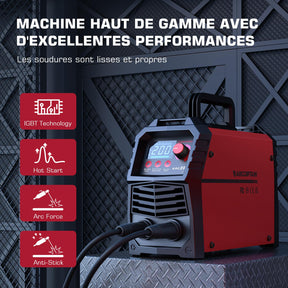 Poste a Souder Arc/Lift TIG 200 A avec Grand écran LED, ARCCAPTAIN