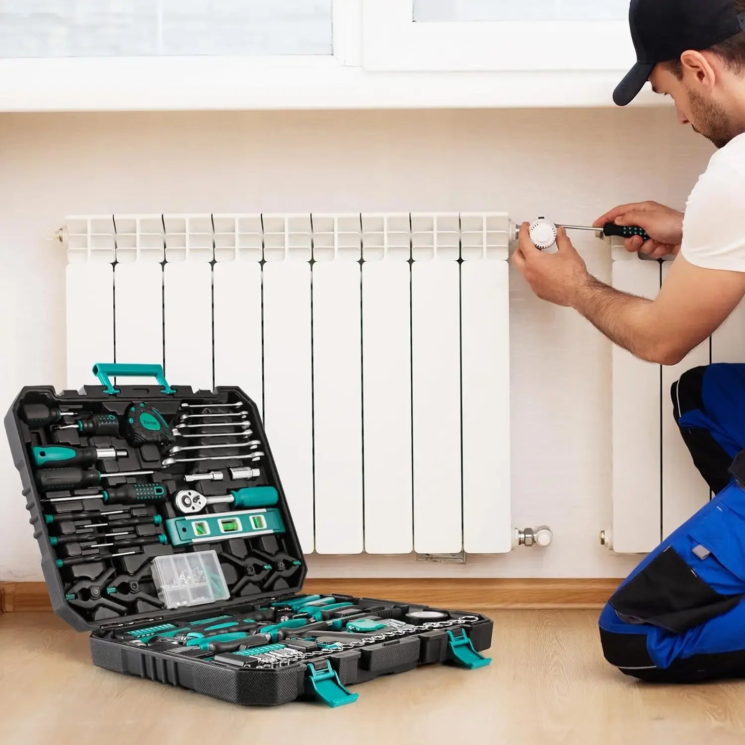 Caisse Outils Complète 198 Pièces Portable