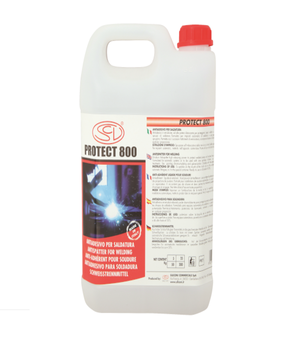 PROTECT 800 - ANTI-PROJECTION POUR SOUDURE - 5L - Corner Welding I Votre allié pour des soudures d'excellence