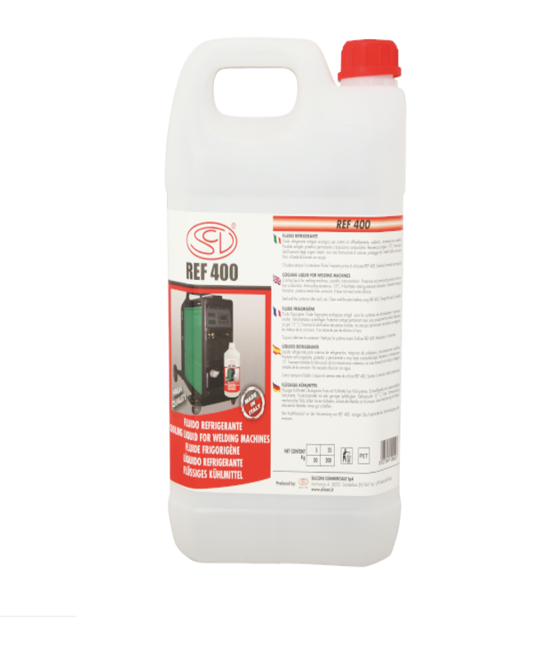 REF 400 - Liquide de refroidissement 5L OU 25L - Corner Welding I Votre allié pour des soudures d'excellence