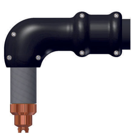 Torche de découpe plasma ALFA'IN -  SVH-125 manuelle, manche 80 cm 90°