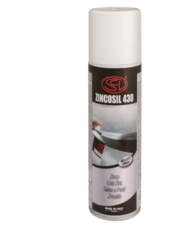 ZINCOSIL 430 - ZINC SPRAY BRILLANT- LOT de 12 - Corner Welding I Votre allié pour des soudures d'excellence